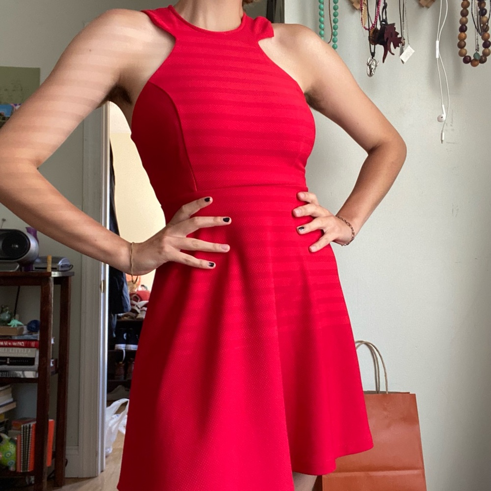 Beautiful red short dress